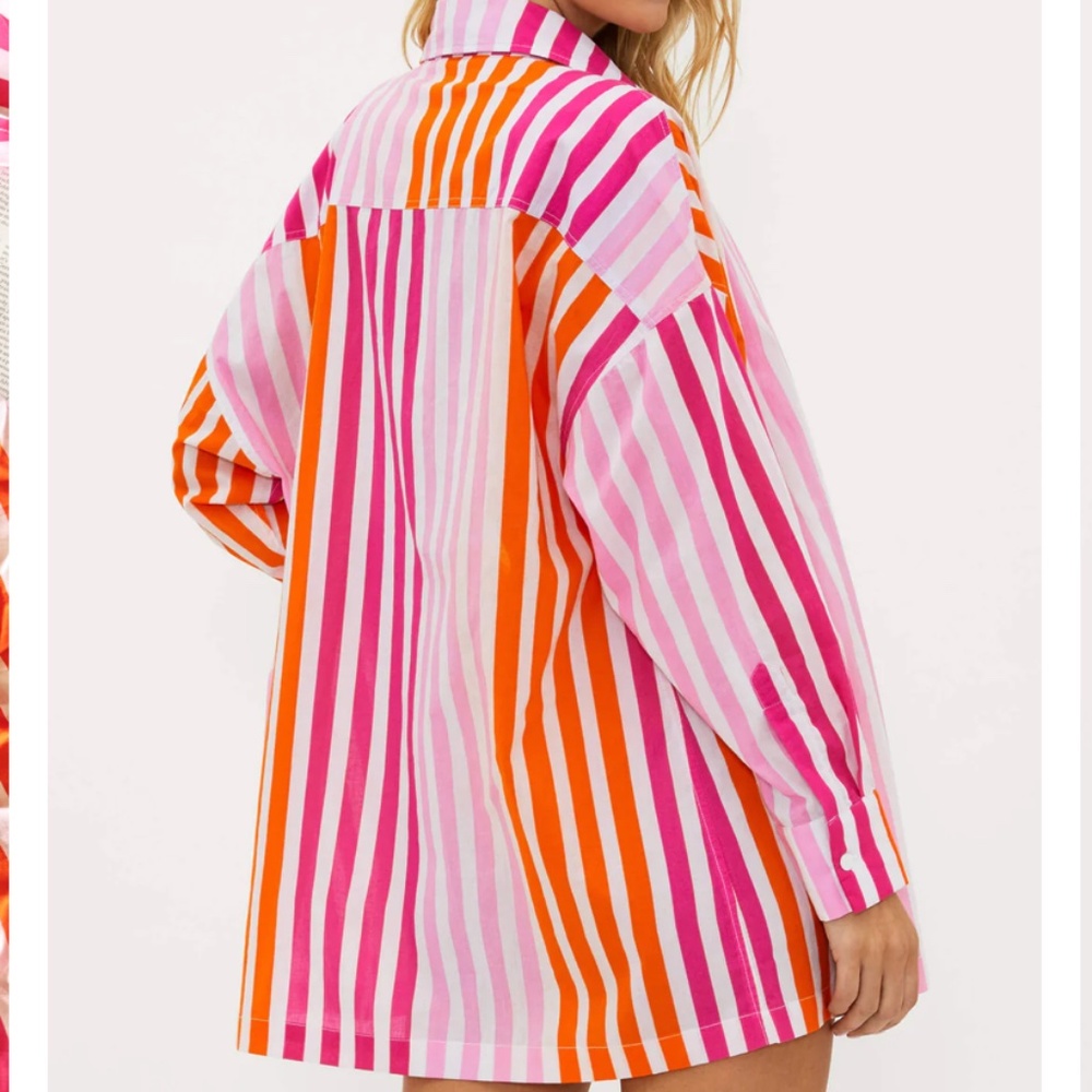 NWT Beach Riot Alexa Top Sunset Stripes - Picture 4 of 7